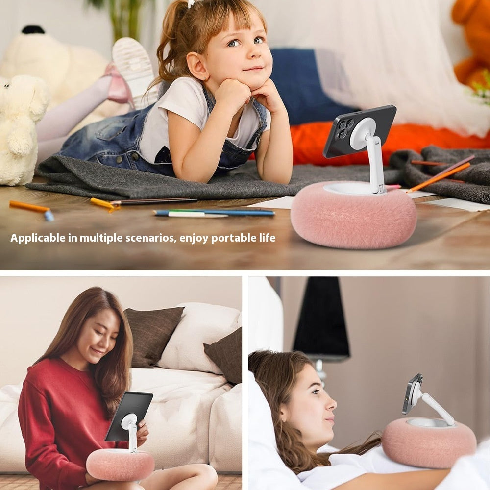 Mobile Phone Pillow Bracket Magnetic Bed Bedside Table Sofa Floor Play Mobile Phone