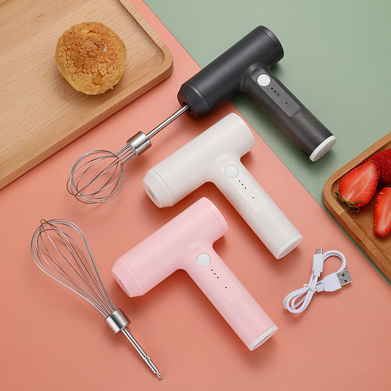 Electric Blender Electric Hand Mixer, Egg Beater, Household Small Electric Handheld Beater, Automatic Egg Beater, Cake Baking Mixer, Cookware, Kitchenware, Kitchen Accessories Kitchen Stuff Small Kitc